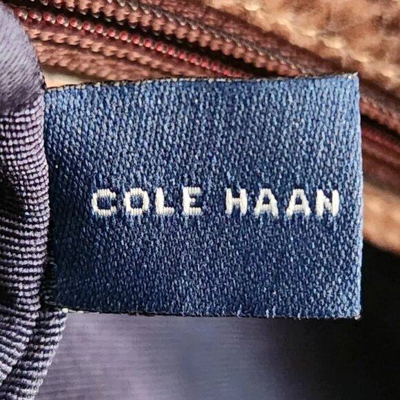 Genuine Leather Snake Python Print Embossed Tote Handbag, Cole Haan, NWOT - Picture 9 of 10